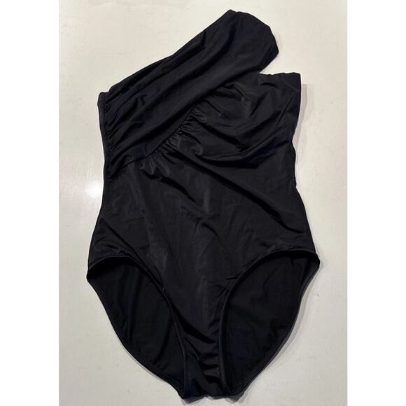 Magicsuit Women’s Size 12 Goddess One Shoulder Underwire One Piece Swimsuit Glam - Picture 1 of 11